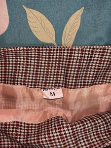Trendy Plaid Mini Skirt