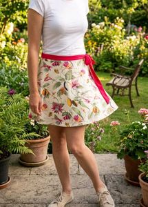 Fila floral short skirt