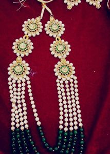 🥰Beautiful bottle green Colour Rani Haar