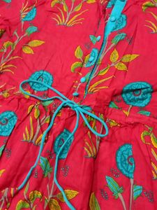 Vibrant Floral Kurta