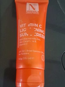 NutriGlow Vitamin C Lightening Sunscreen SPF 50