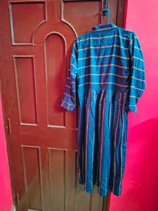 Blue Striped Kurta