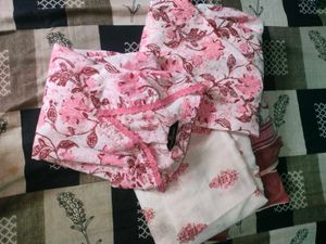 Chic Floral Print Kurta Set