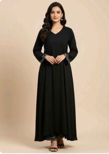 Elegant Black Kurta Set free 🎁