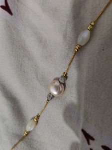 Pearl &amp; Gold bracelet