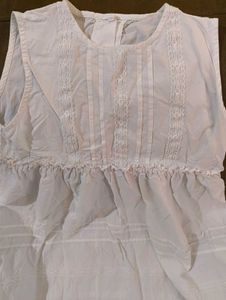 Chic White Sleeveless Summer Dress