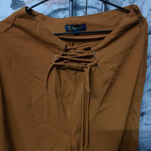 Mustard 🅰️Yellow Wide Leg Pants