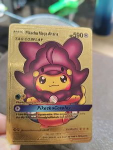 RARE - Pikachu Mega Altaria - Cosplay Card