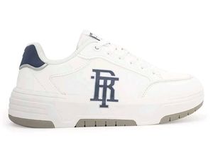 women's White Sneakers with Logo