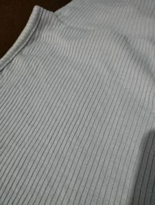 Lavender Mock Neck Crop Top