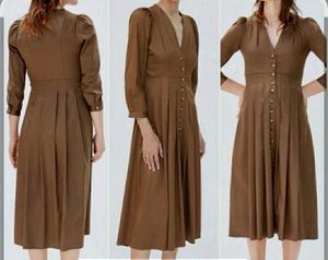 Long Button-Up Dress