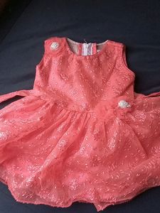 Donation Box For 1 Year And 6 Months Girls Party Wear