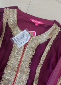 BRAND NEW Elegant Purple Kurta Set with Dupatta