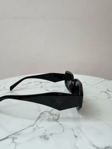 Prada Stylish Black Rectangular Sunglasses