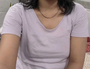 Soft Lavender V-Neck T-Shirt