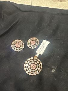 Elegant Pendant and Earring Set