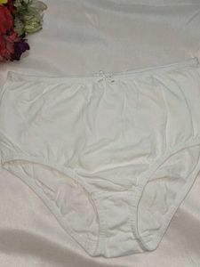 Comfortable White Cotton Briefs