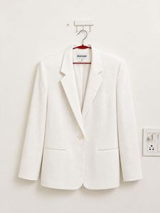 Classic White Blazer