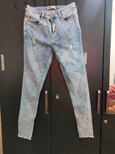 Washed Ripped Jeans
