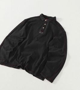 Oakley Black Long Sleeve Polo Shirt