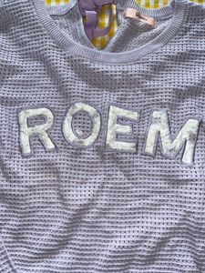 Lavender Waffle Knit Sweater