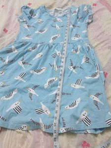 💞Cute Bird Print Cold Shoulder Dress