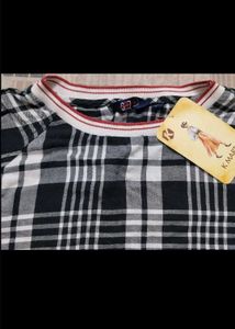 Chic Plaid Long Sleeve Top