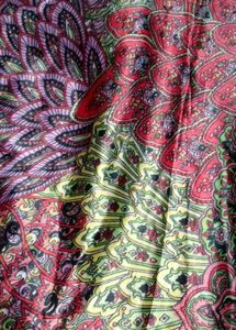 Elegant Black &amp; Multi-Color Gown