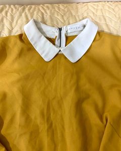 Yellow Korean Tops