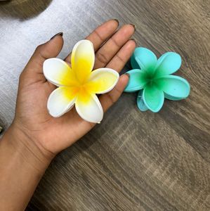 Large Plumeria Flower Claw Clip🌸Cute Floral Hair