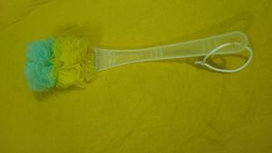 Exfoliating Bath Brush with Long Handle