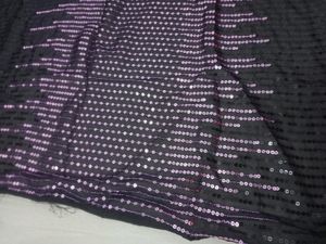 Designer georgette double Shade sequence Saree
