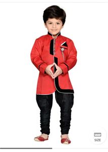 red and black party wear dress with shoes