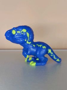 Blue Velociraptor Figure Kinder Joy Toy