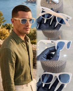 Stylish Light-Colored Sunglasses