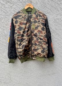 Camouflage Bomber Jacket