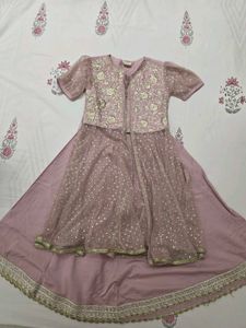 Pretty ethnic  dress for diwali