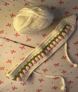 Crochet Floral Headband