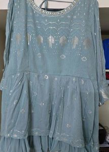 Embellished Sharara dress set