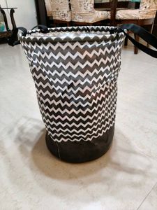 Chevron Print foldable Laundry bag