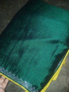NEW Fancy saree with Work blouse piece