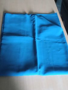 blue  saree Material Fabric