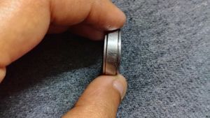 Set of Silver 2 Band Rings