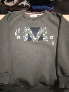 Olive Green  Sweatshirt for kids