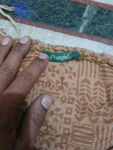 Printed Brown Patiala Pants
