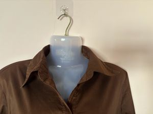 Formal Brown Shirt With 3/4th Sleeve