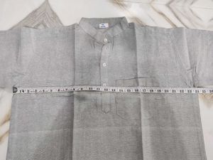 Men's Grey Kurta
