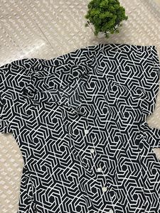 Geometric Print Midi Dress