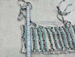 Striped Smocked 🥰Crop Top