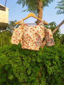 Floral Cold Shoulder Blouse